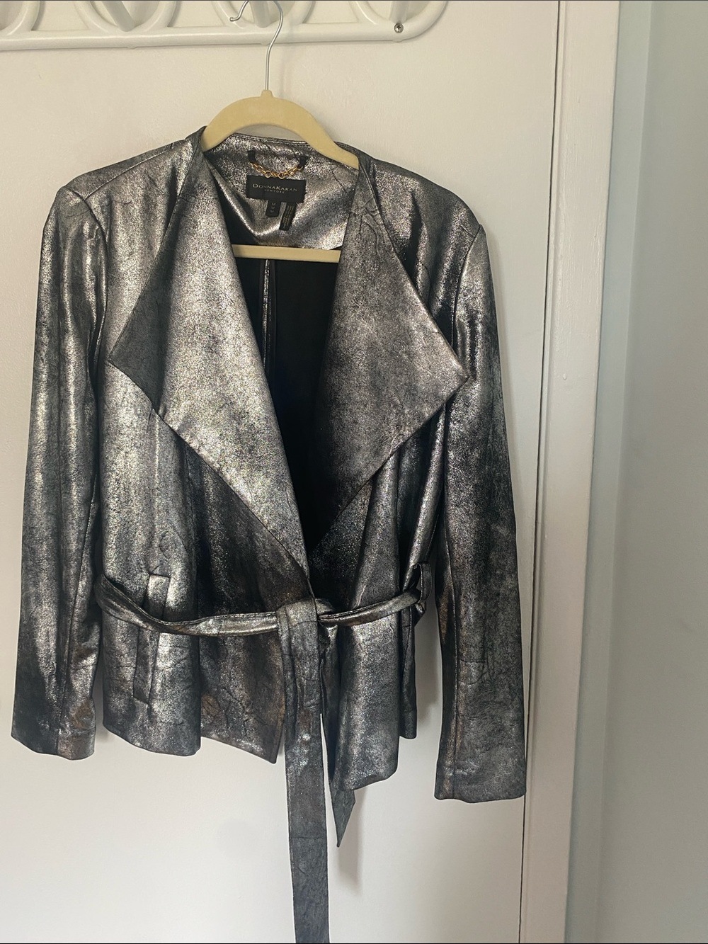 Donna Karen New York Silver Evening Jacket